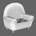 3d model Leather chair - preview