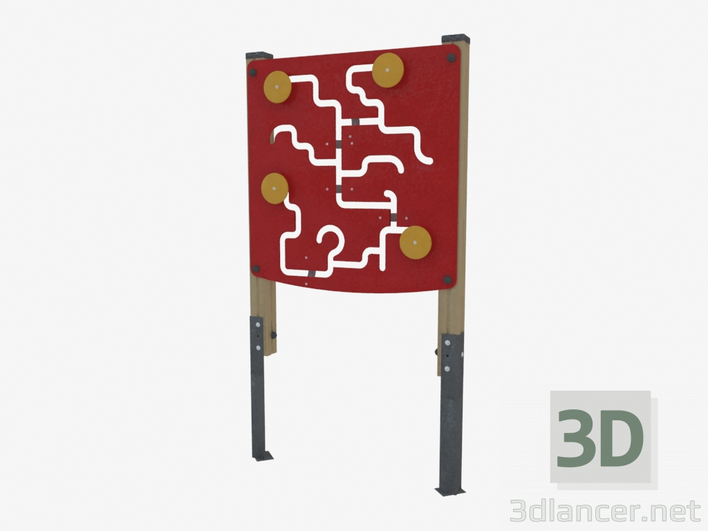 3d model Panel de juego (4447) - vista previa