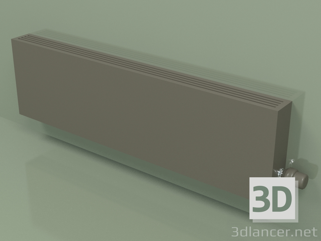 Modelo 3d Convector - Aura Slim Basic (280x1000x80, RAL 7013) - preview