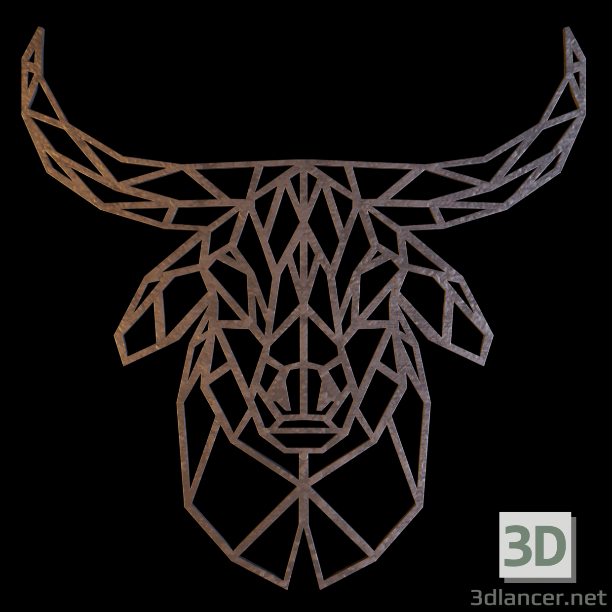 Adorno decorativo BUFFA 3D modelo Compro - render