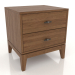 3d model Bedside table STAND 450 mm (light walnut) - preview