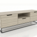 3d model Mueble de TV 1500 mm (roble aclarado) - vista previa