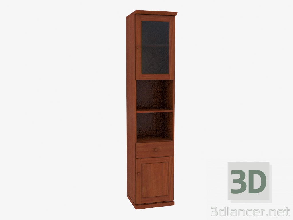 3d model The bookcase is narrow (4821-31) - preview