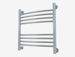 Boheme heated towel rail + curved (500x500)