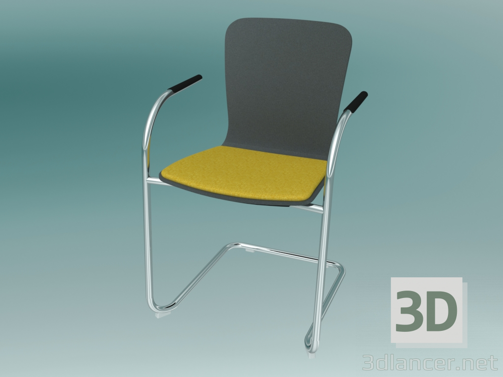 3d model Visitor Chair (K23V1 2P) - preview