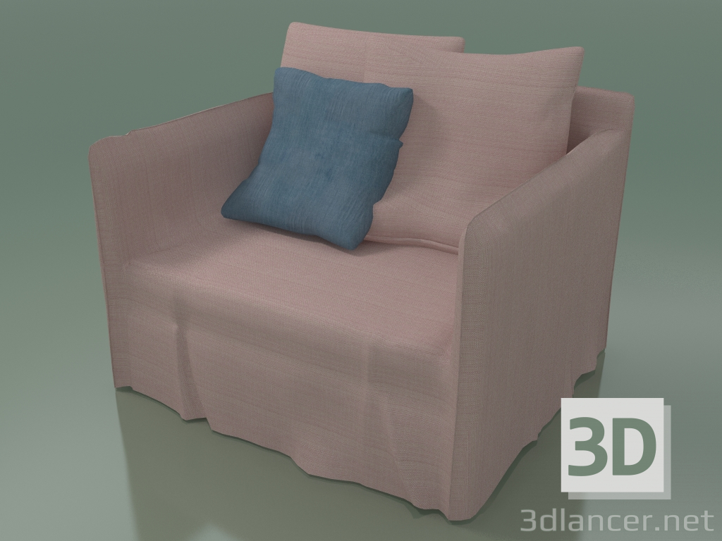 modèle 3D Fauteuil-lit (11) - preview