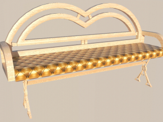 3D मॉडल "बेंच"