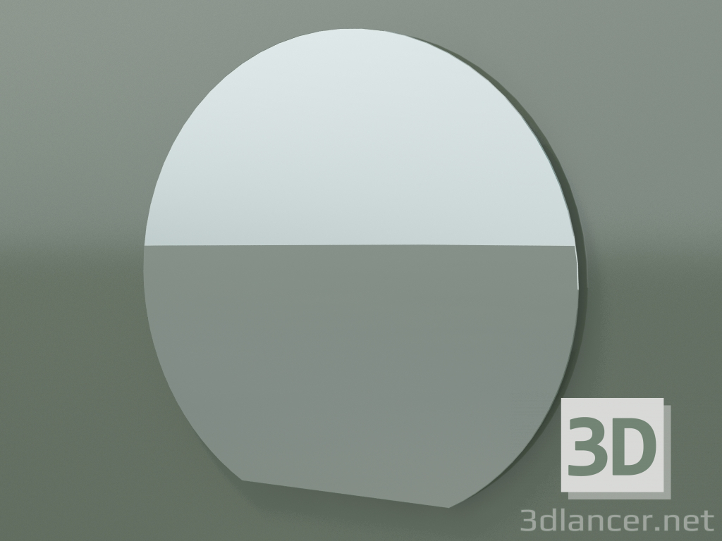 modello 3D Specchio da posizionare sopra il ripiano Filolucido (8ARLI0001, P 80, H 75 cm) - anteprima