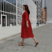 modello 3D di Donna in abito rosso comprare - rendering