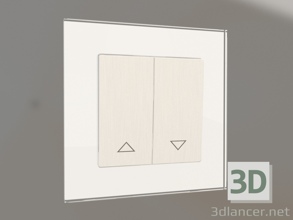 3d model Blinds switch (pearl grooved) - preview