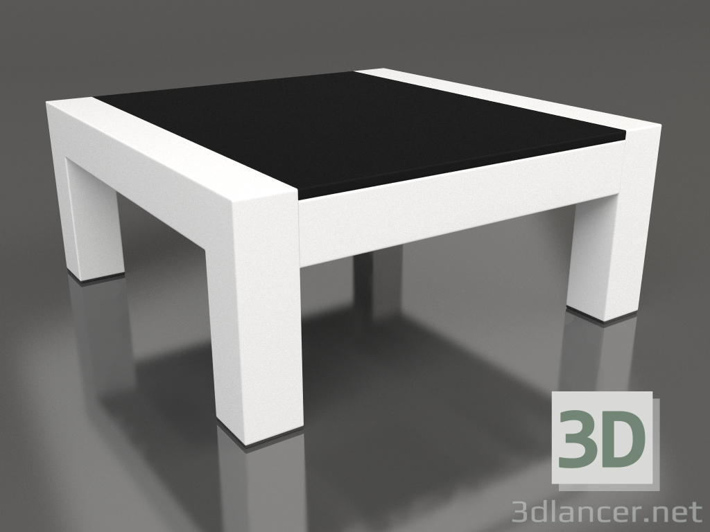 3d модель Боковой стол (White, DEKTON Domoos) – превью