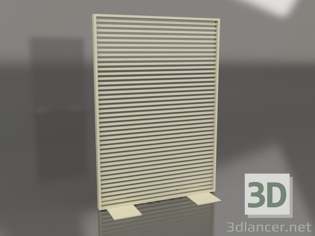 Modelo 3d Divisória em alumínio 120x170 (Ouro) - preview