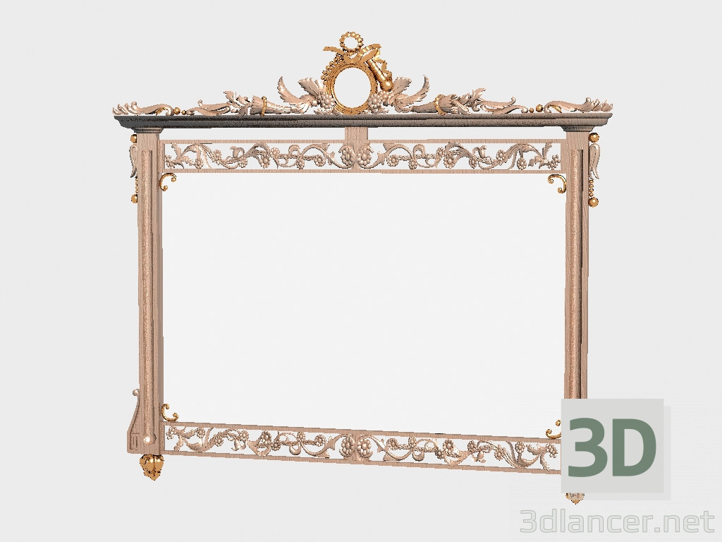 modèle 3D Miroir - preview