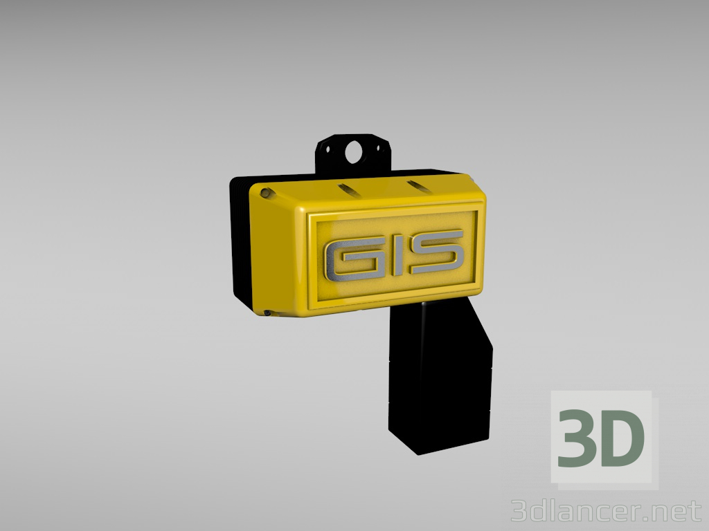 3d model winch - preview