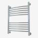 3d model Heated towel rail Bohemia + curved (600x500) - preview