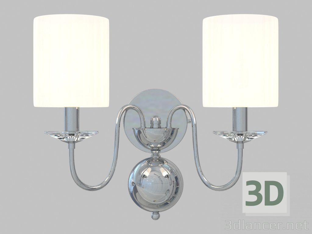 3d model Aplique (1312A blanco) - vista previa