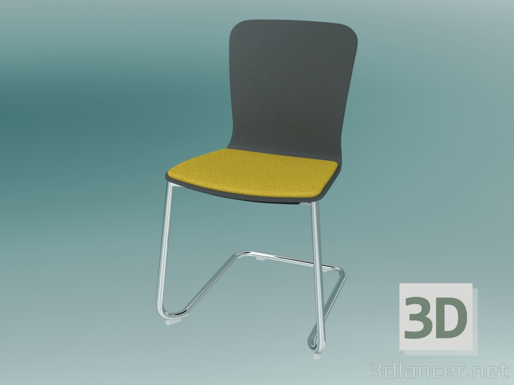 3D Modell Besucherstuhl (K23V1) - Vorschau