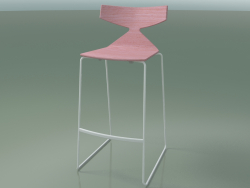 Tabouret de bar empilable 3704 (rose, V12)