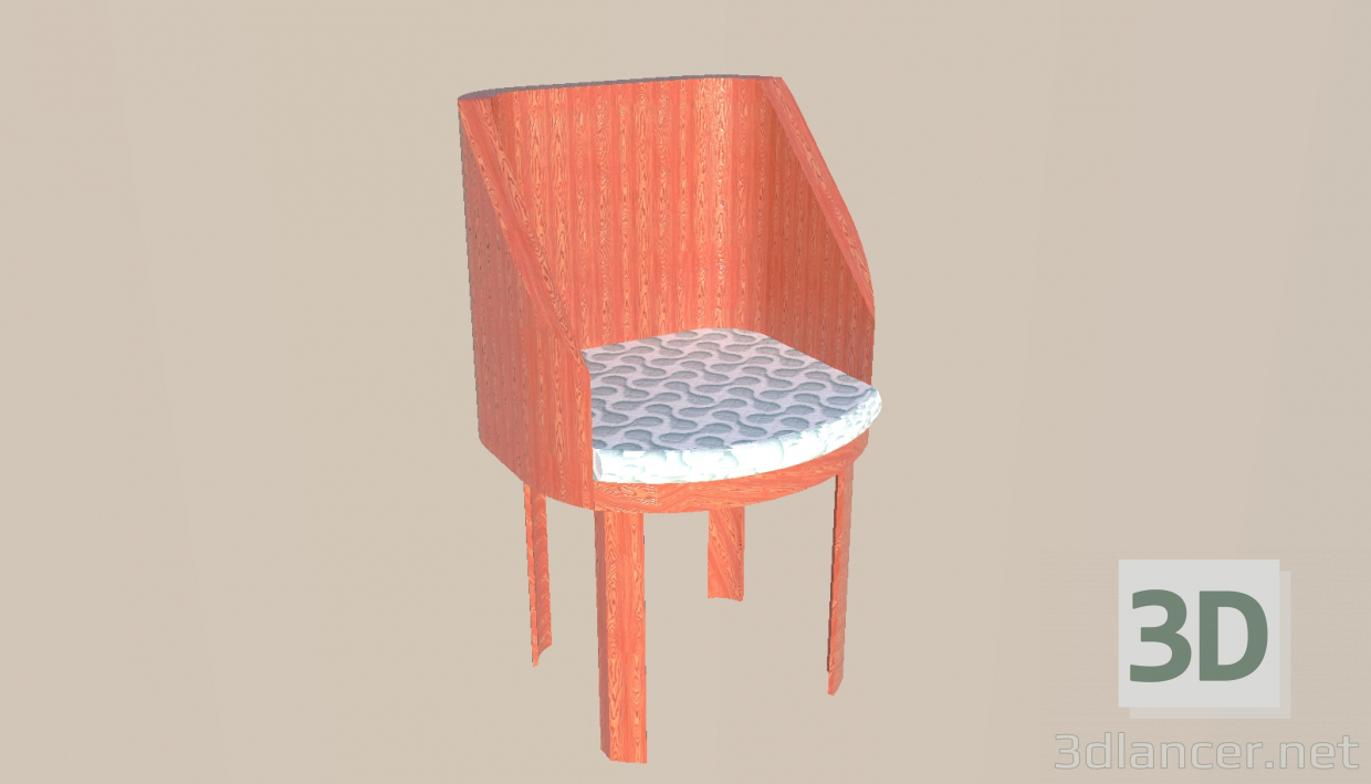 3d model Silla - vista previa