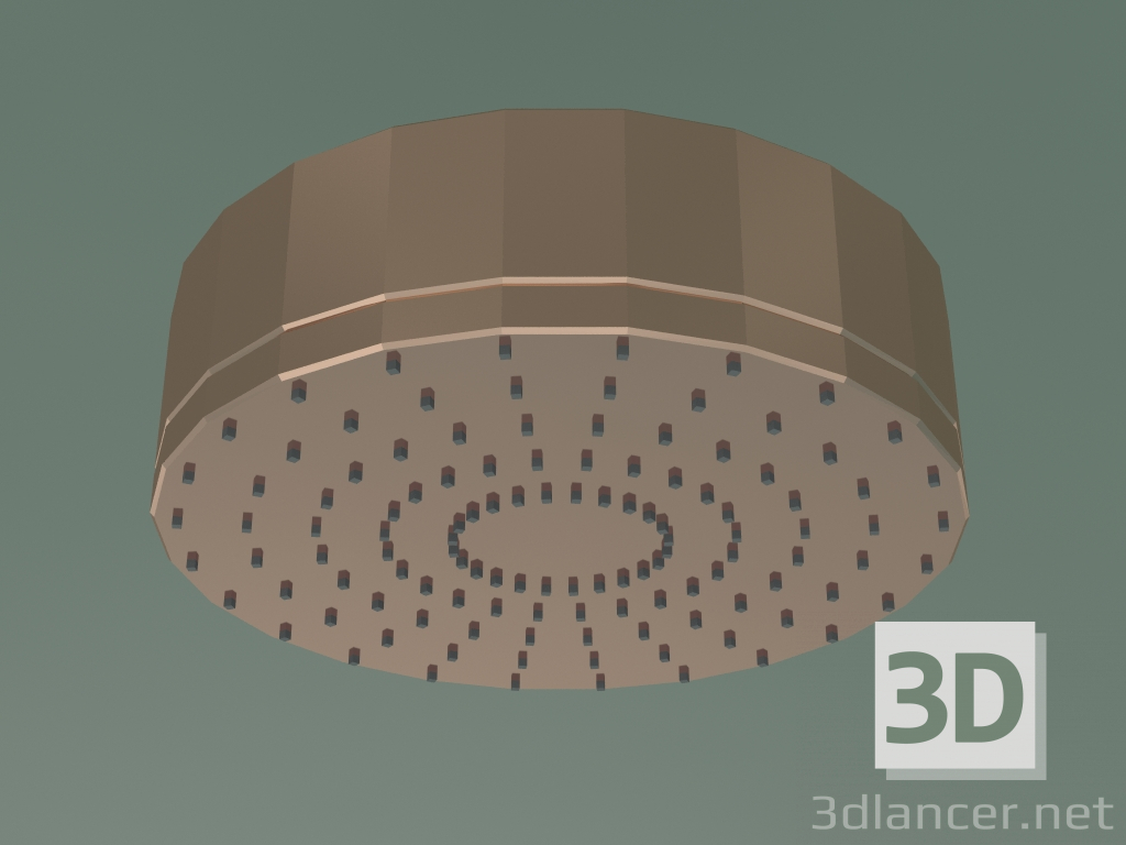 3d model Overhead shower 180 1 jet (28489300) - preview