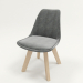 3d Chair FRANKFURT model buy - render