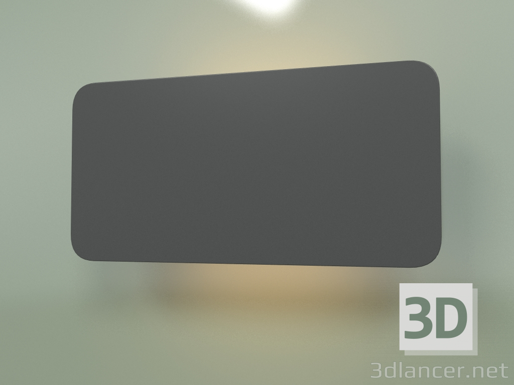 Modelo 3d Lâmpada de parede RWLB112 6W BK+GD 3000K - preview