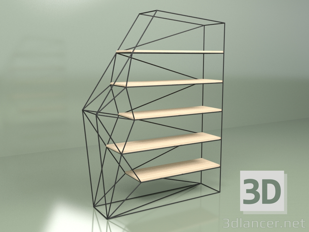 Modelo 3d Rack ROCK (cinza natural) - preview