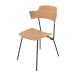 3d model Strain chair with plywood back and armrests h81 - preview