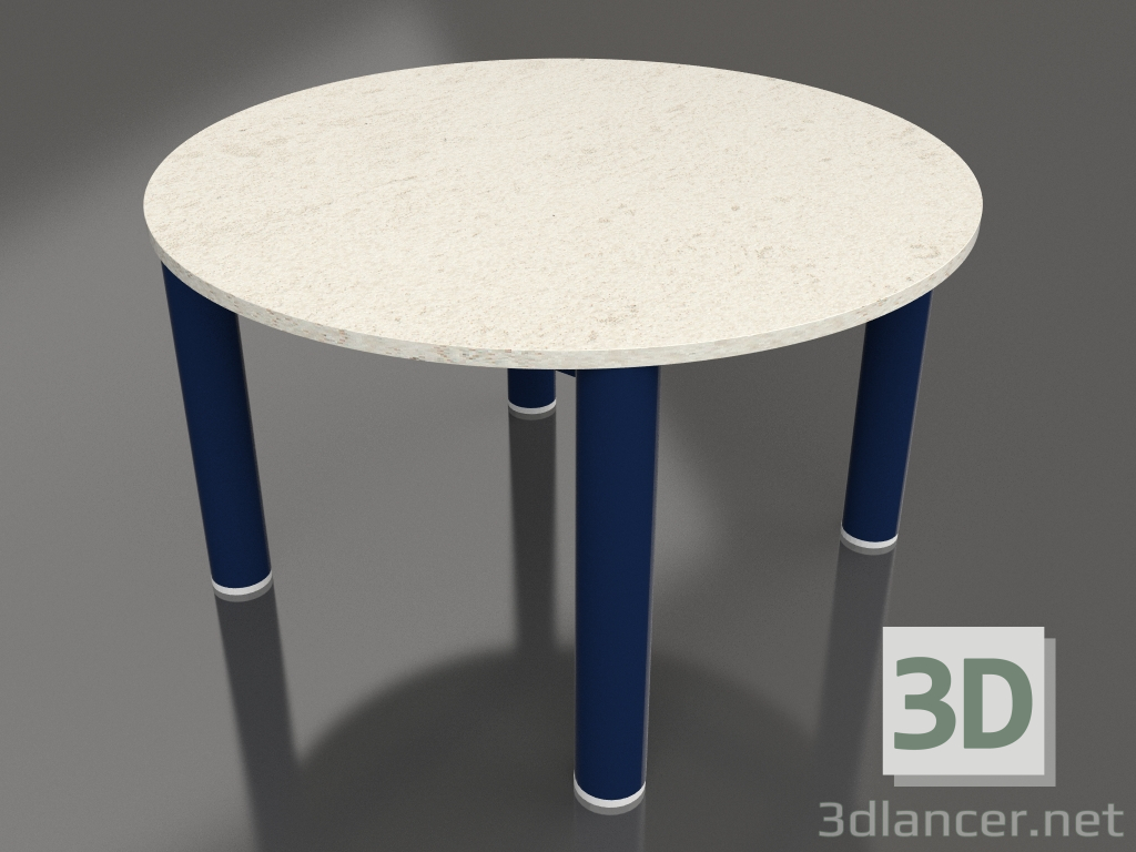 3d модель Стіл журнальний D 60 (Night blue, DEKTON Danae) – превью