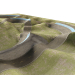 3d Pump track model buy - render