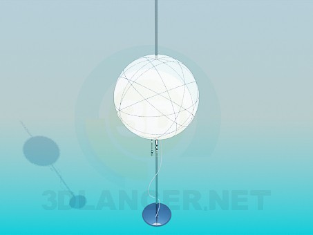 3D Modell Stehleuchte - Vorschau