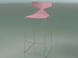 Tabouret de bar empilable 3704 (Rose, CRO)