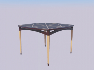 3D मॉडल "खाने की मेज"