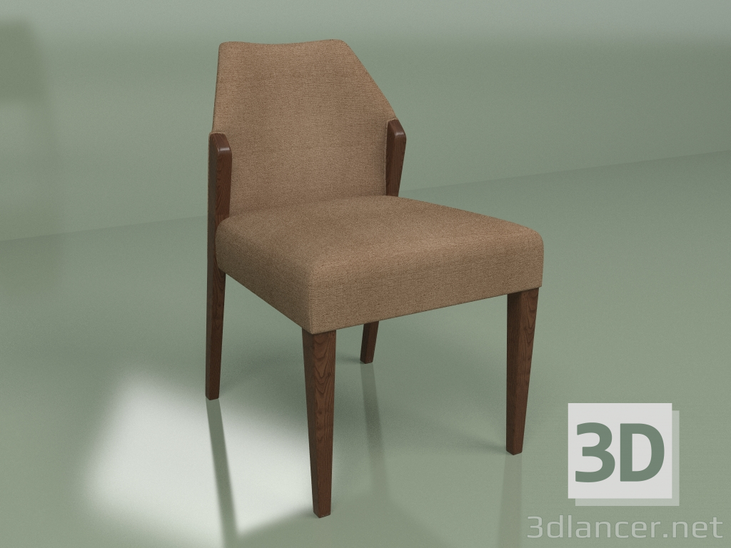 3d model Silla Dalton (marrón) - vista previa