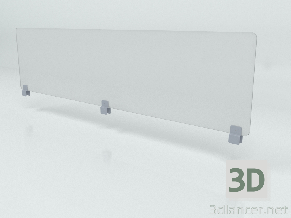 3d model Plexi extension for PUX14 screens (1390x350) - preview