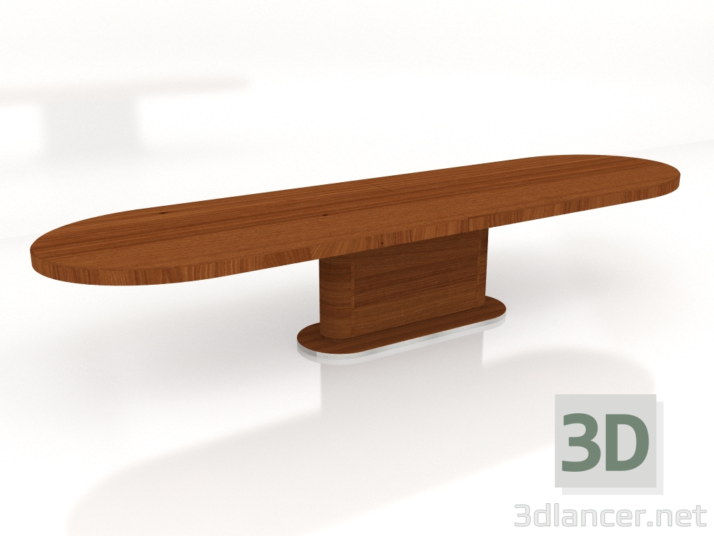 3D modeli Oval masa ICS Tavolo oval 380 - önizleme