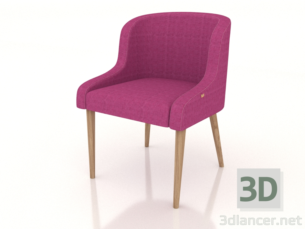 Modelo 3d Cadeira traseira - preview