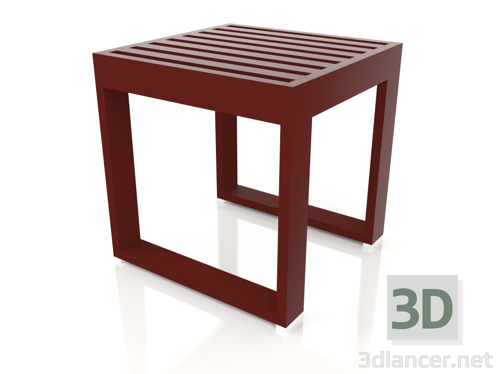 3d model Coffee table 41 (Wine red) - preview