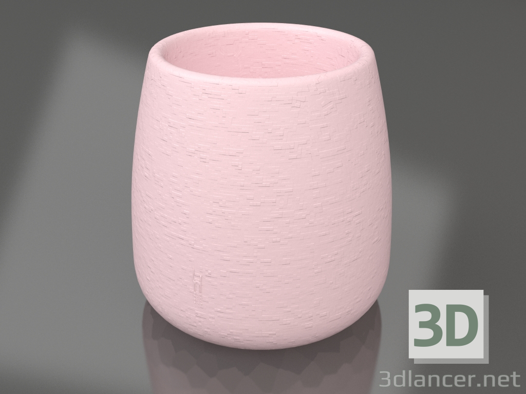 3D modeli Bitki saksısı 1 (Pembe) - önizleme