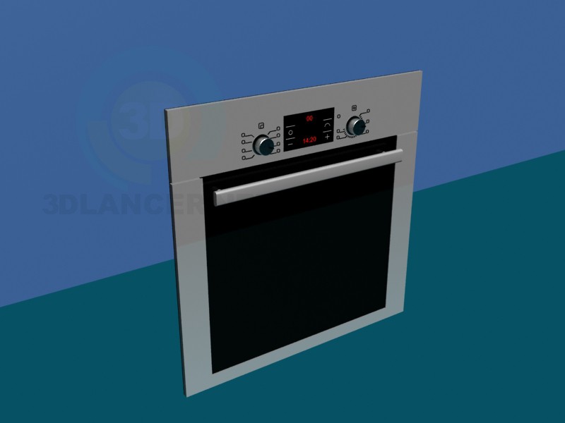 Modelo 3d Painel de forno - preview