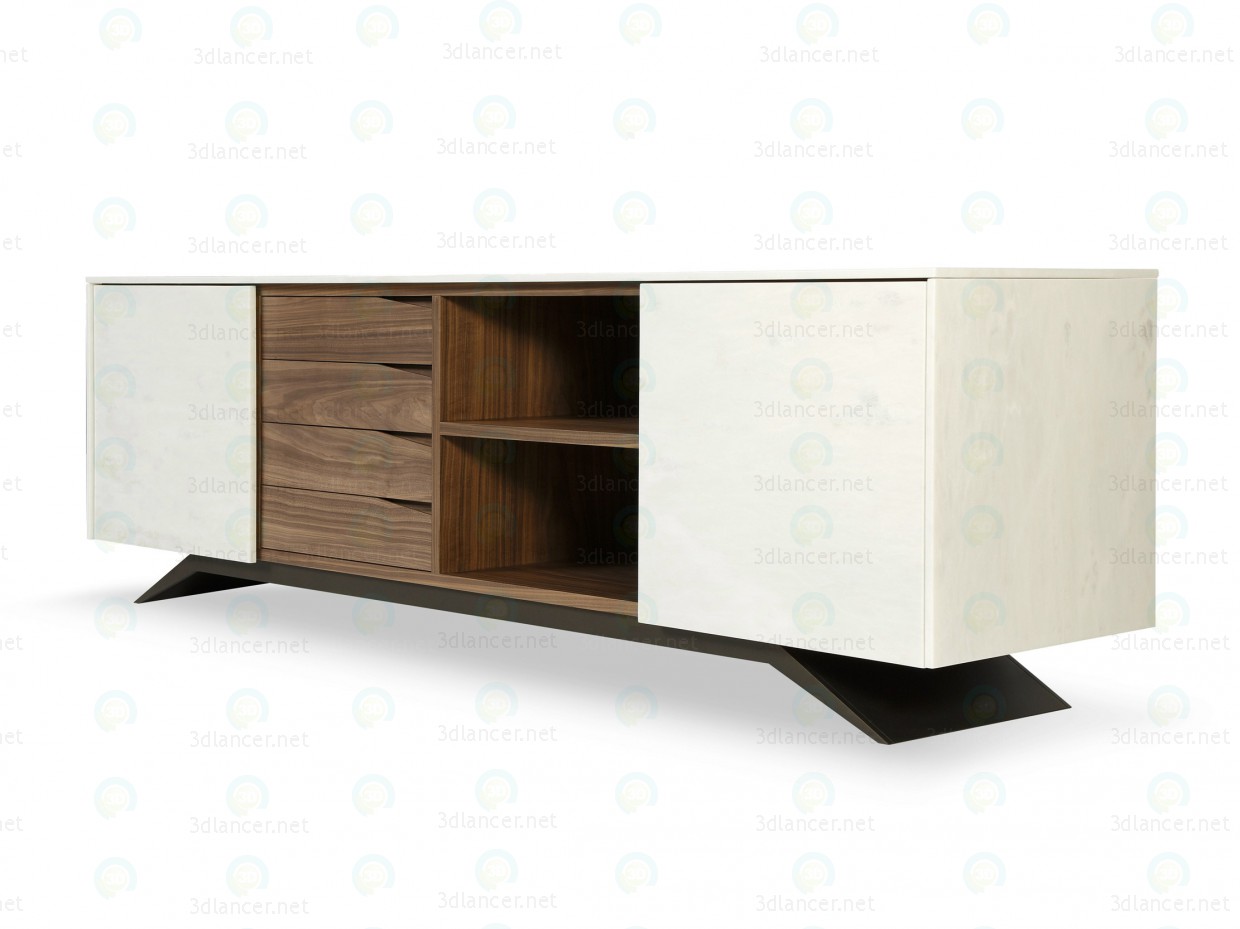 3d Nightstand model buy - render