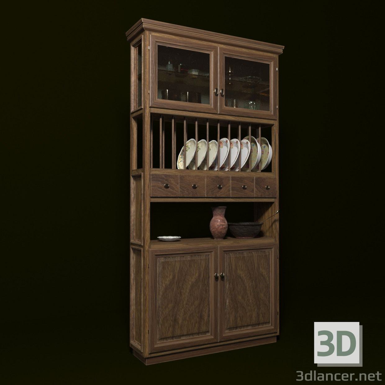 Modelo 3d Armário de cozinha - preview