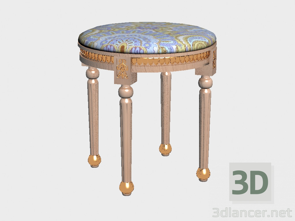 3d model Taburete - vista previa