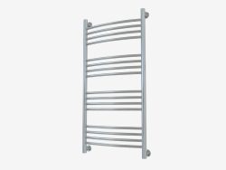 Heated towel rail Bohemia + curved (1000x500)