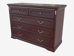 Chest of drawers with five (1276x870x495)