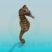 3d model Sea horse - preview