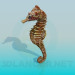 3d model Sea horse - preview