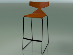 Tabouret de bar empilable 3704 (Orange, V39)