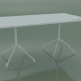 Modelo 3d Mesa retangular com base dupla 5705, 5722 (H 74 - 79x179 cm, branco, V12) - preview