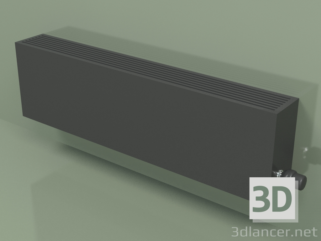 Modelo 3d Convector - Aura Slim Basic (280x1000x130, RAL 9005) - preview